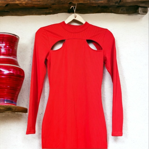 H&M JERSEY BODYCON DRESS SIZE SMALL - Picture 2 of 7